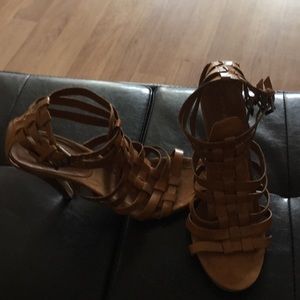 Nine West strappy heels